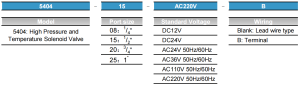 5404 ordering code