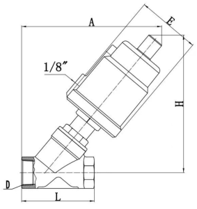 SS HEAD DIMENSION