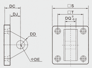 ISO 6431/15552 CA尺寸图