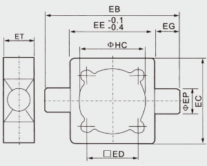 ISO 6431/15552 TC Central Trunnion dimension