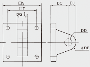 SC CA Single Earring dimension