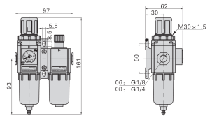 GFC200 dimension
