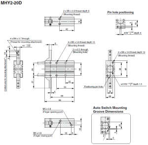MHY2-20D dimension