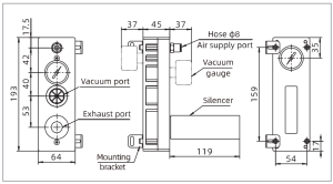 AM AL 25-50, AH40 dimension