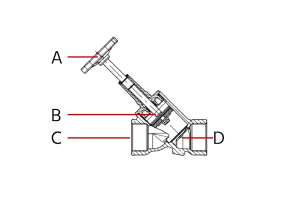 angle seat valve