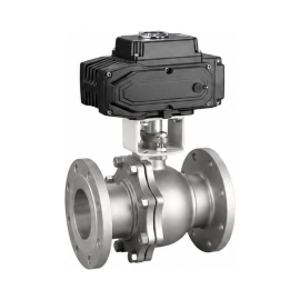 Electric Two-Way Flanged Ball Valve