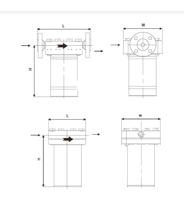 Bell Float Type Steam Trap dimension drawing
