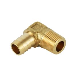 Brass Hose Barb x 90 Degree Male NPT