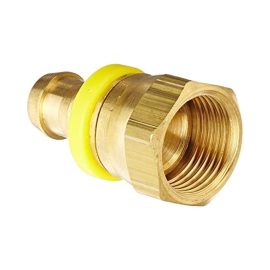 Brass Hose Barb x Female Ball Swivel