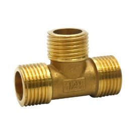Brass Male Tee