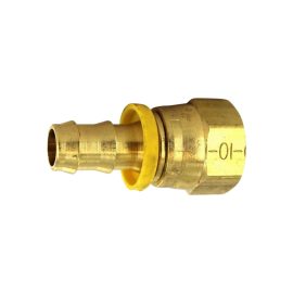 Brass Push-Lok FJ JIC 37 Degree Female Swivel