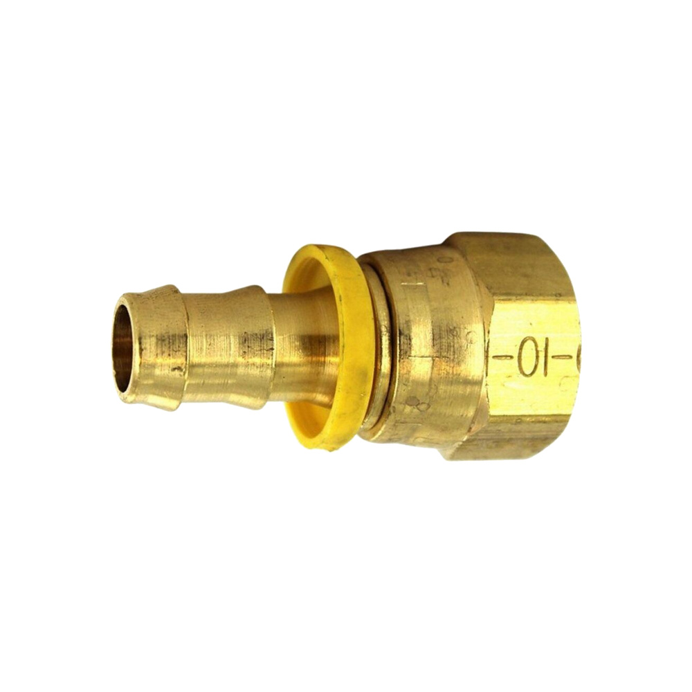 Brass Push-Lok FJ JIC 37 Degree Female Swivel Brass Push-Lok FJ JIC 37 Degree Female Swivel