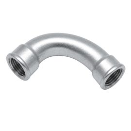 Malleable Iron 90 Degree Female Long Bend Fig.2