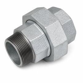 Malleable Iron Union Conical Seat M&F Fig.341