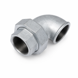 Malleable Iron Union Elbow Flat Seat Fig.95