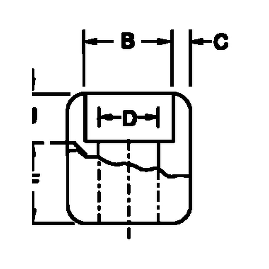 Stainless Socket-Welding Half Coupling dimensions diagram