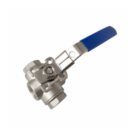 Stainless Steel Three Way Ball Valve