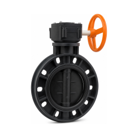 UPVC Worm Gear Butterfly Valve