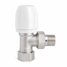 Brass Aluminum Plastic Angle Temperature Manual Control Valve