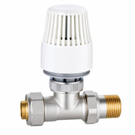 Brass Aluminum Plastic Straight Automatic Temperature Control Valve