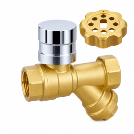 Brass Magnetic Locking Filter Ball Valve