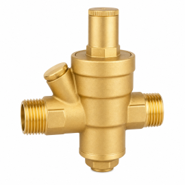 Brass Piston Pressure Reducing Valve Double Male Thread