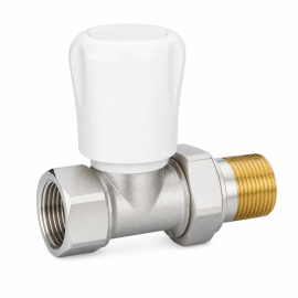 Brass Straight Manual Thermostatic Valve