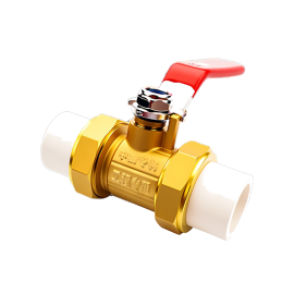 PP-R Light Brass Ball Valve Double Union